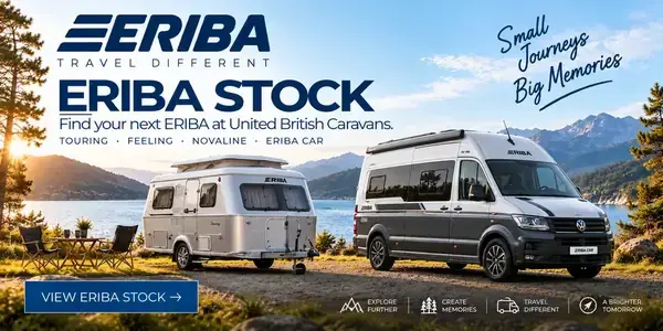 Eriba stock available from United British Caravans